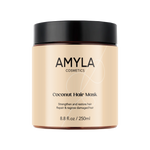 Lockige Kokosnussmaske