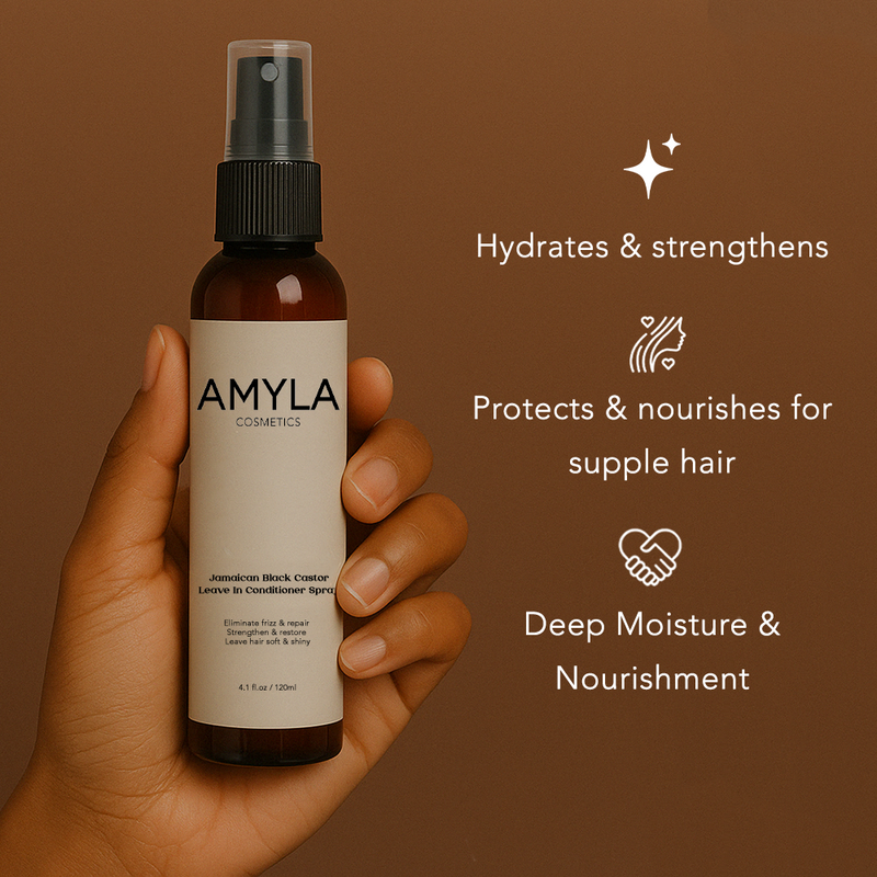 Leave-in-Conditioner-Spray mit schwarzem Rizinusöl - Product Image