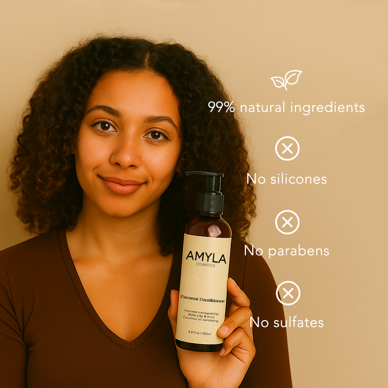 Lockiger Kokosnuss-Conditioner - Product Image